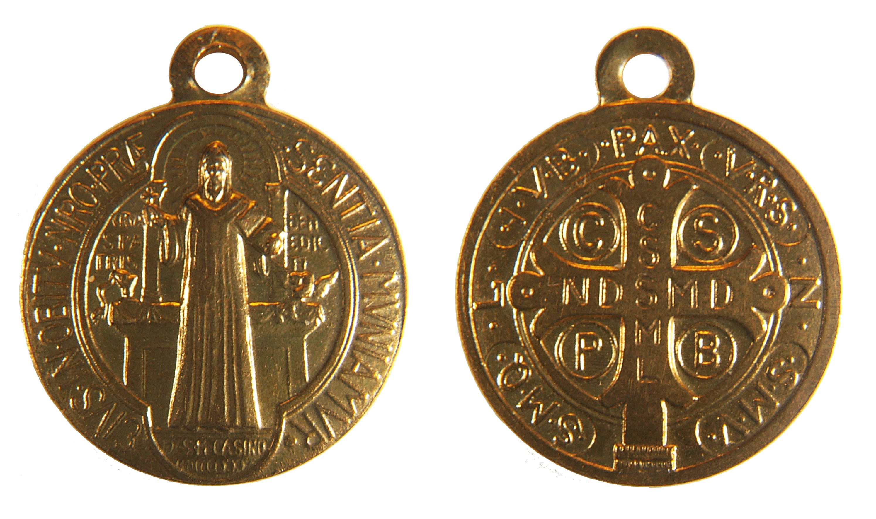 Front and reverse side of the St. Benedict Medal