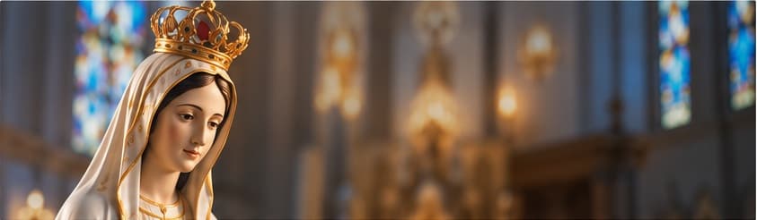 The statue of Our Lady of Fatima